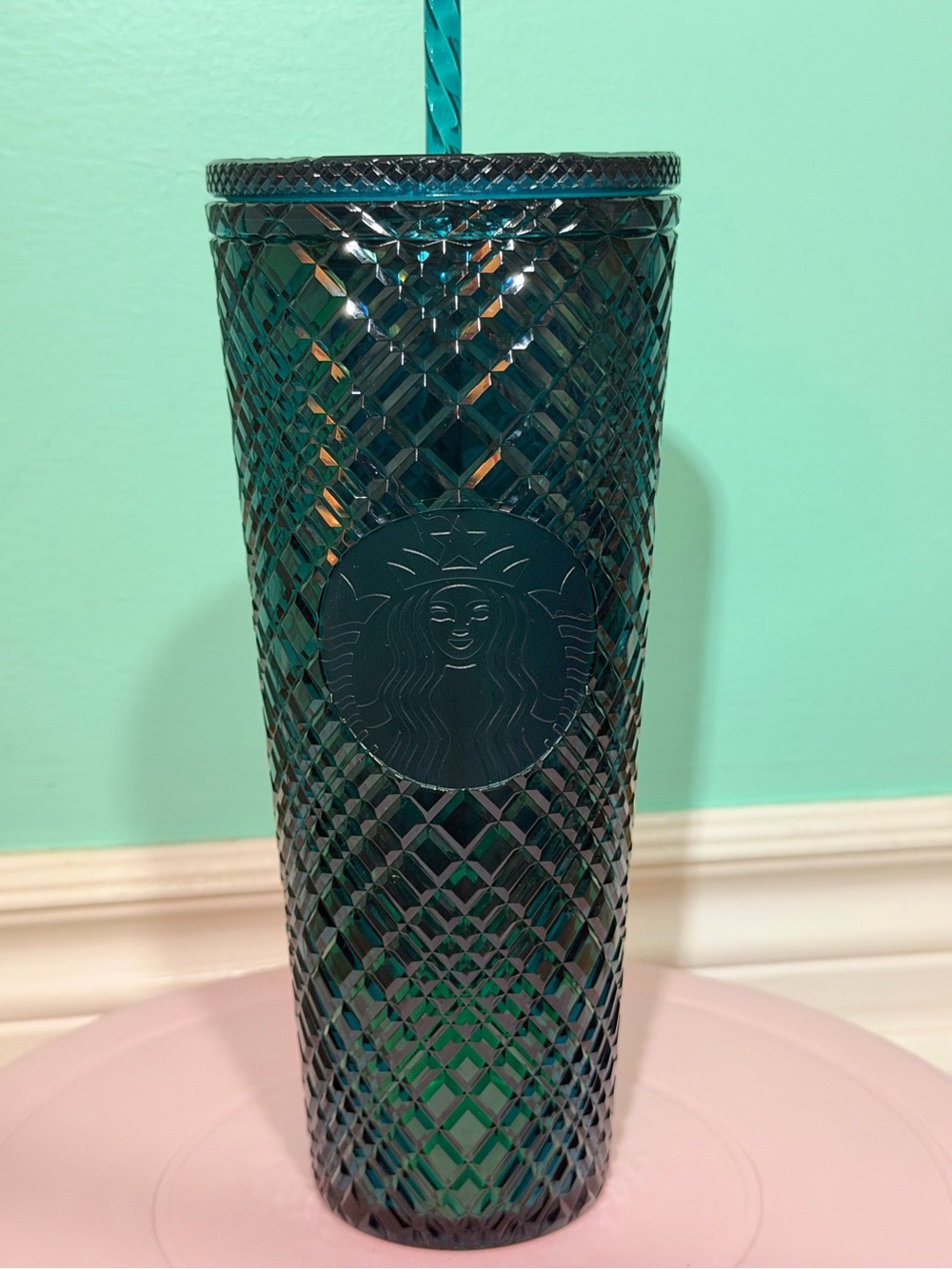 Starbucks Jeweled holiday green 24oz Tumbler
